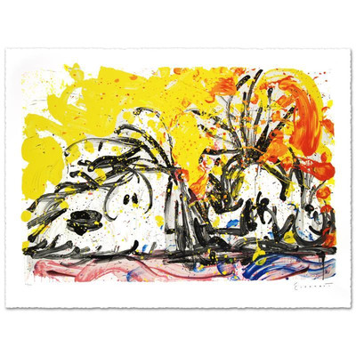 Tom Everhart ''Blow Dry'' Signed Limited Edition Lithograph Peanuts Art