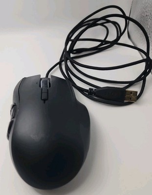 Razer Naga Hex V2 Wired Gaming Mouse RZ01-0160 Black 7 Button Tested Works