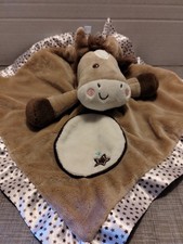 Douglas Baby Pony Horse Plush Lovey Comfort Security Satin Trim Blanket Soft Toy