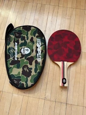 BAPE A Bathing Ape ABC Table Tennis Ping Pong Paddle and Case 2018