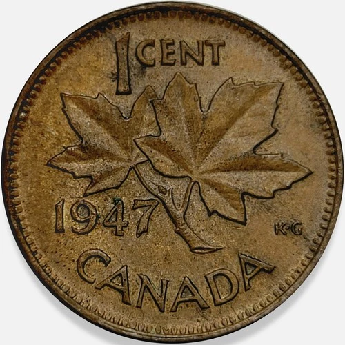 1947 George VI Penny — photo from another recent sale