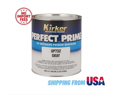 Kirker Perfect Prime 2K Urethane Primer Surfacer   Gray, 1 Gallon, Made in USA -