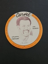 1975 CARVEL BASKETBALL CARD LOU HUDSON ATLANTA HAWKS MINT CONDITION ORANGE 