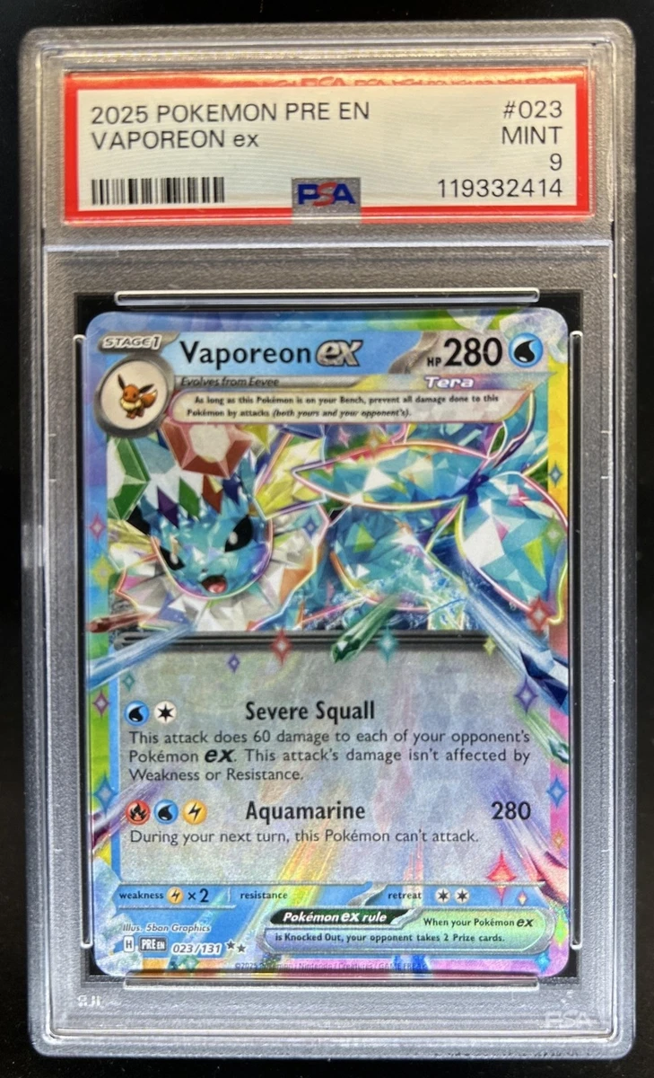 Vaporeon ex Pokémon TCG Cards for sale | eBay
