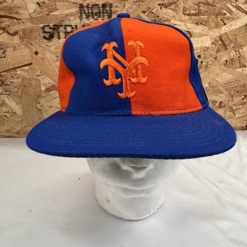 Vintage 90s Pinwheel Starter NY Mets SnapBack Very Rare! 100% Wool - Picture 2 of 6