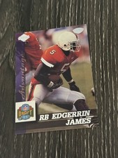 1999 Collector's Edge Advantage #170 EDGERRIN JAMES Football Card Rookie RC HOF. rookie card picture