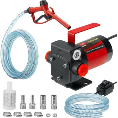 110V Gasoline Diesel Fuel Transfer Pump Kit Self-priming Explosion-proof