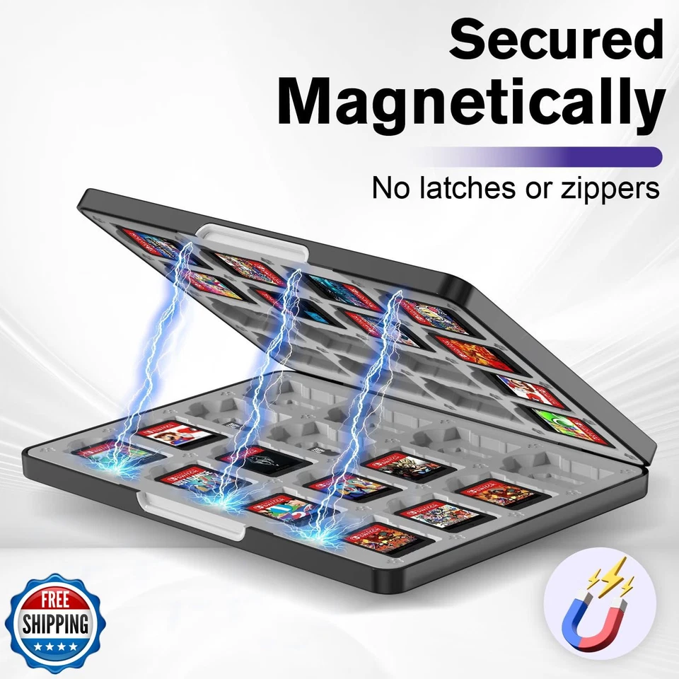 Funda Tarjeta Juego Fosmon para Nintendo Switch 2 / 1 / OLED / Lite, 32 Foto 3 de 4