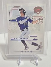 Panini 2025 Prospect Edition Cole Carrigg Serial Numbered /299 Colorado Rockies