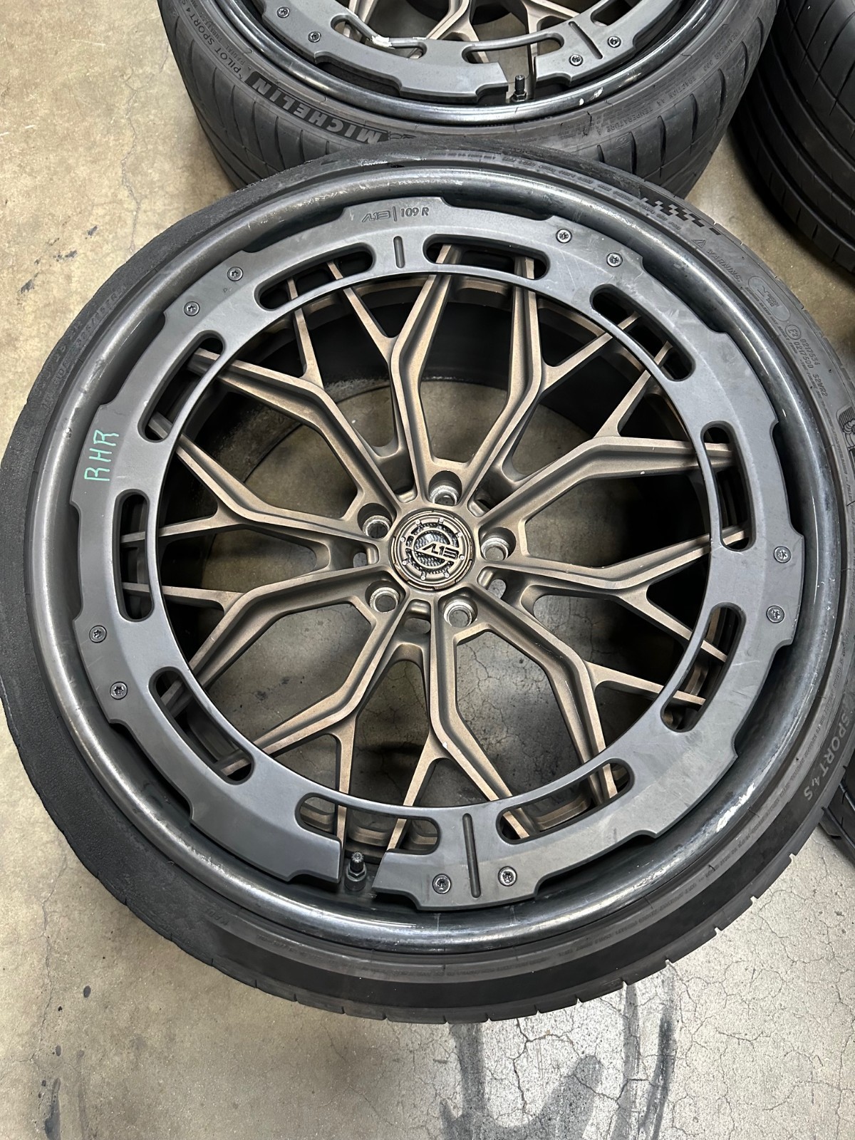 McLaren 720S, AL13 109R Wheel / Rim Set, 20 Front - 21 Rear, Damaged