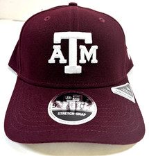 Texas A&M Aggies NCAA NE Stretch-Snap Snapback Hat~Maroon/White
