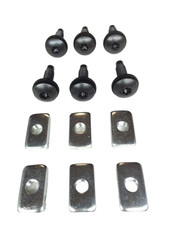 Hard Top Screw Fastener Kit 6 Screws 6 Nuts Fits 1987-1995 Jeep Wrangler