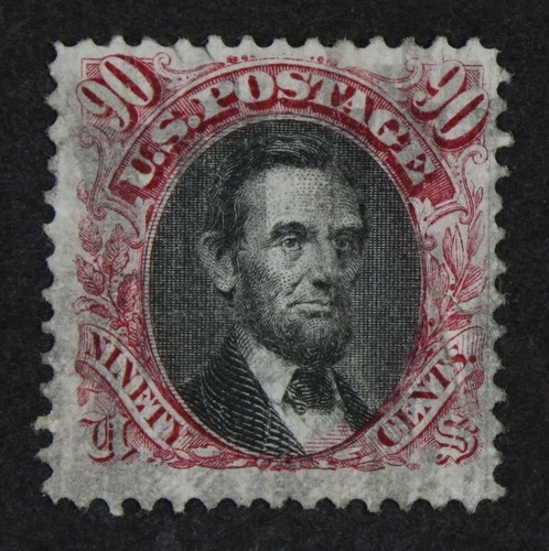 CKStamps: US Stamps Collection Scott#122 90c Pictorial Used Sealed Tear Crease