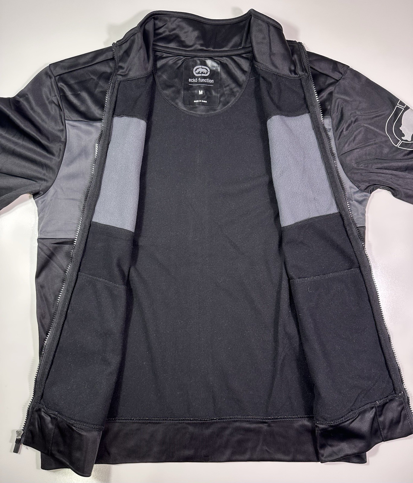 Ecko Function Full Zip Track Jacket Mens M Black … - image 7