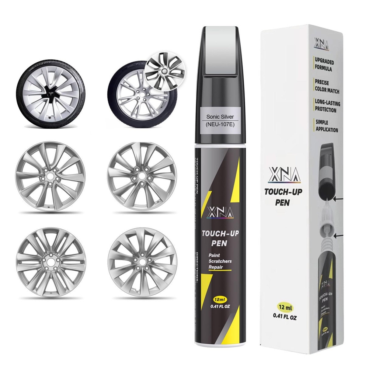 Rim Touch Up Paint(Sonic Silver(NEU-107E/WPB-8838-3)) for Tesla
