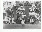 BUTCH JOHNSON  DALLAS COWBOYS  SIGNED 8x10 ACTION PHOTO