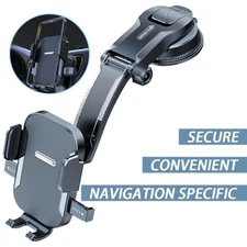 Universal Car Phone Holder 360 Rotation Windscreen / Dashboard Suction Mount