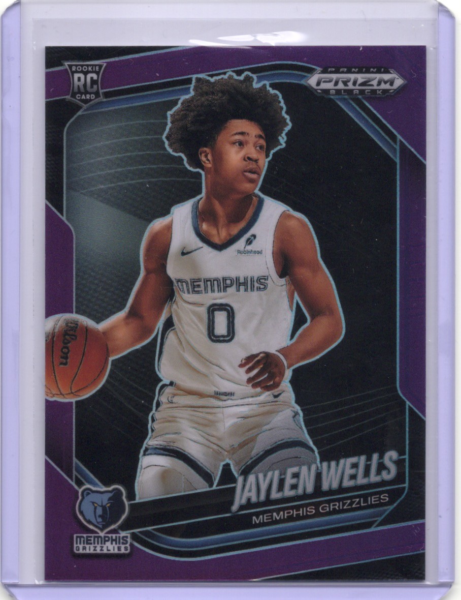 2024-25 Panini Prizm Black /99 #34 Jaylen Wells