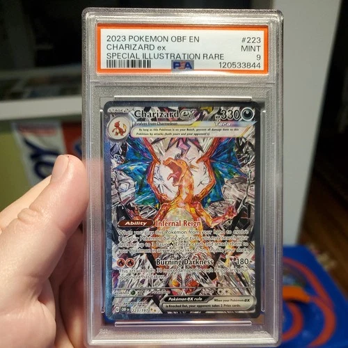 Charizard ex 223/197 SV03: Obsidian Flames Special Illustration Rare PSA 9