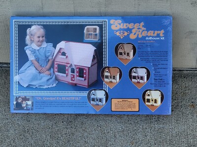Vintage 1985 Dura Craft Sweet Heart Dollhouse Kit SW 125 Nos