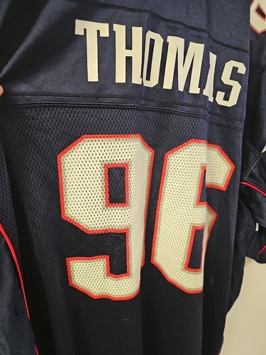 New England Patriots Adalius Thomas #96 Jersey Mens Size XL NFL Football Reebok - Picture 12 of 13