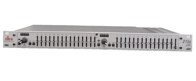 DBX 215s Dual Channel 15-Band Graphic Equalizer Switchable ±6 or ±15 dB 1U EQ