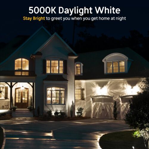 Dusk to Dawn LED Outdoor Light Bulbs 40W Equivalent A19 Automatic On/Off Sensor - Picture 3 of 7