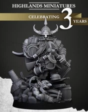 Dwarf Brewmaster - Highlands Miniatures 28mm