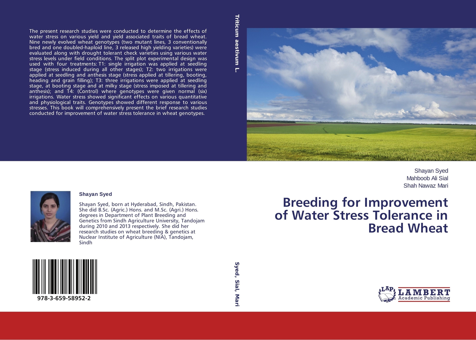 Thumbnail - Breeding For Improvement Of Water Stress Tolerance In Bread Wheat Syed