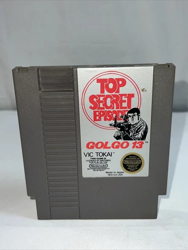 Golgo 13: Top Secret Episode (Nintendo Entertainment System, 1988) Game Only