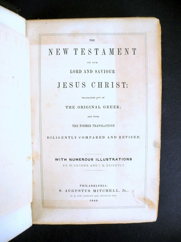 New Testament - George P Tarry - Virginia Constitutional Convention Mecklenburg - Imagen 5 de 9