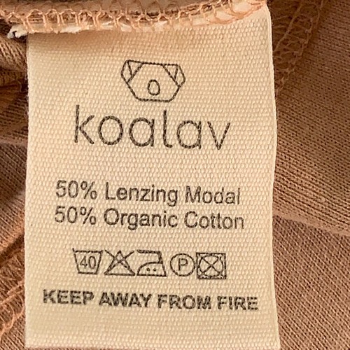Koalav Toddler Girls 5 Peach Acorn Printed 2 Piece Long Sleeve Pajama Set NWT - Picture 6 of 10