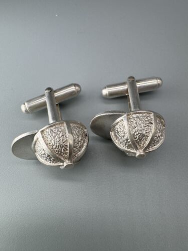 Vintage 1995 Tiffany & Co. 925 Sterling Silver Jockey Cap Cufflinks - Picture 3 of 11