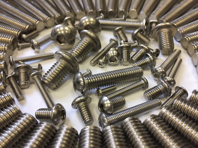A2 EDELSTAHL INNENSECHSKANTSCHRAUBE Knopfkopf INBUSSCHRAUBEN M3 M4 M6 M8 M10