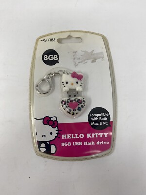 Hello Kitty Sakar 8GB USB Flash Drive Keychain Sanrio 2012 Brand New Mac PC