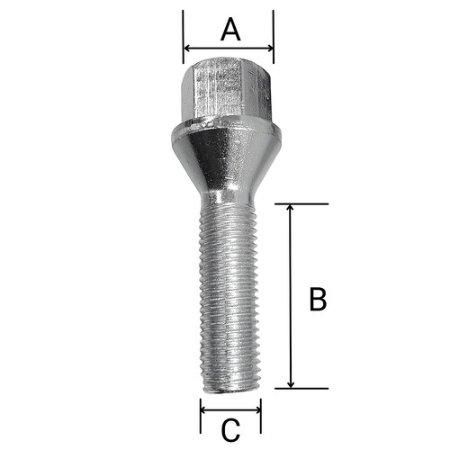 10 Wheel Bolt tapered M16x1,5 40mm for - 第 2/7 張圖片