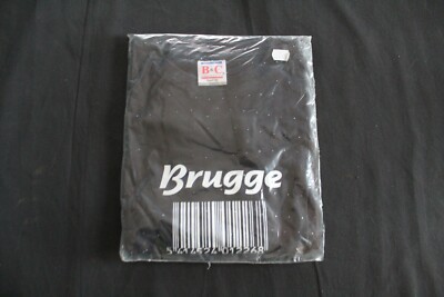 Mens BRUGGE Made in Belgium UPC T-SHIRT - XXL B&C European Style NEW