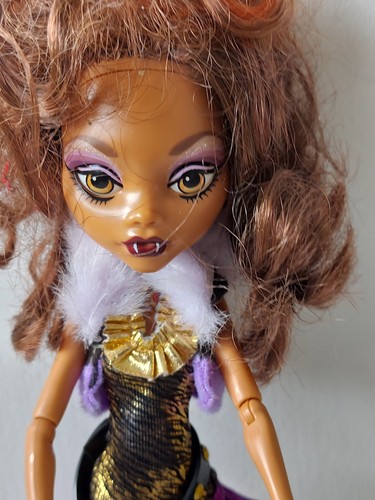 Monster High Doll Clawdeen Wolf Ghouls Alive Moving Closing Eyes 2012 Rare - 第 2/13 張圖片