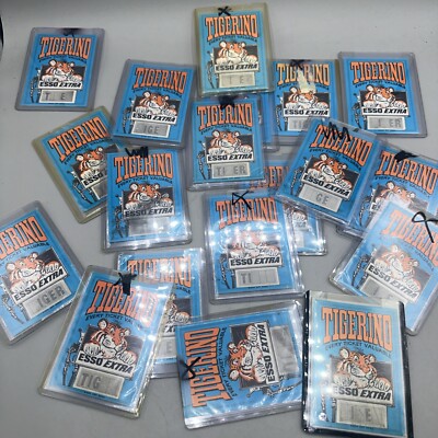 Lot Of 20 Esso Extra Tigerino Ticket Gasoline Game Card Scratch Off Used 1966