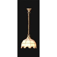 White Tiffany Hanging Lamp, 12 Volt, Doll House Miniatures, Lighting, 1.12 Scale White Tiffany Hanging Lamp, 12 Volt, Doll House Miniatures, Lighting, 1.12 Scale