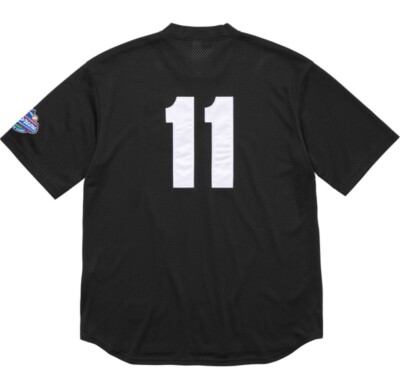 Size Medium - Supreme S Logo Henley Baseball Jersey Mesh Size Medium - Supreme S Logo Henley Baseball Jersey Mesh