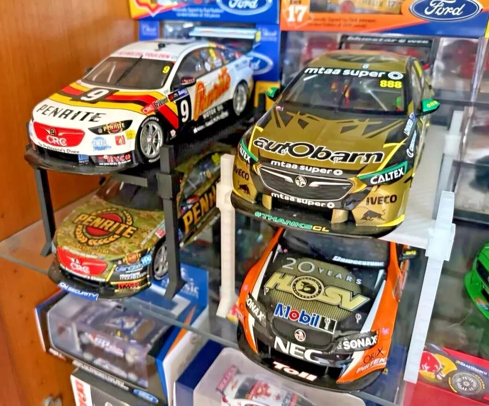 4 Pack - 1/18 Scale 2 Car Display Stand - Diecast Model - image 4 of 4