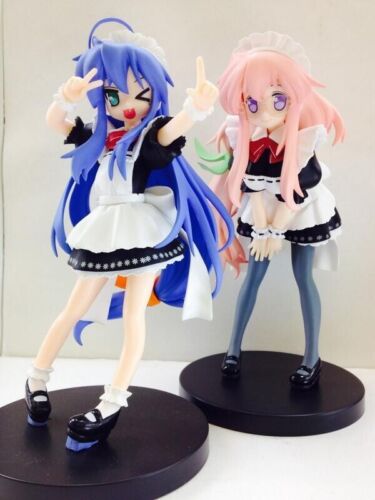 SEGA Estrella de la Suerte en el escenario Miyuki Takara y Konata Izumi Figura Criada Disfraz Sin Caja