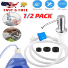 New Listing1/2 Pack Kitchen Soap Dispenser with Extension Tube-Adjustable Under Sink Design
