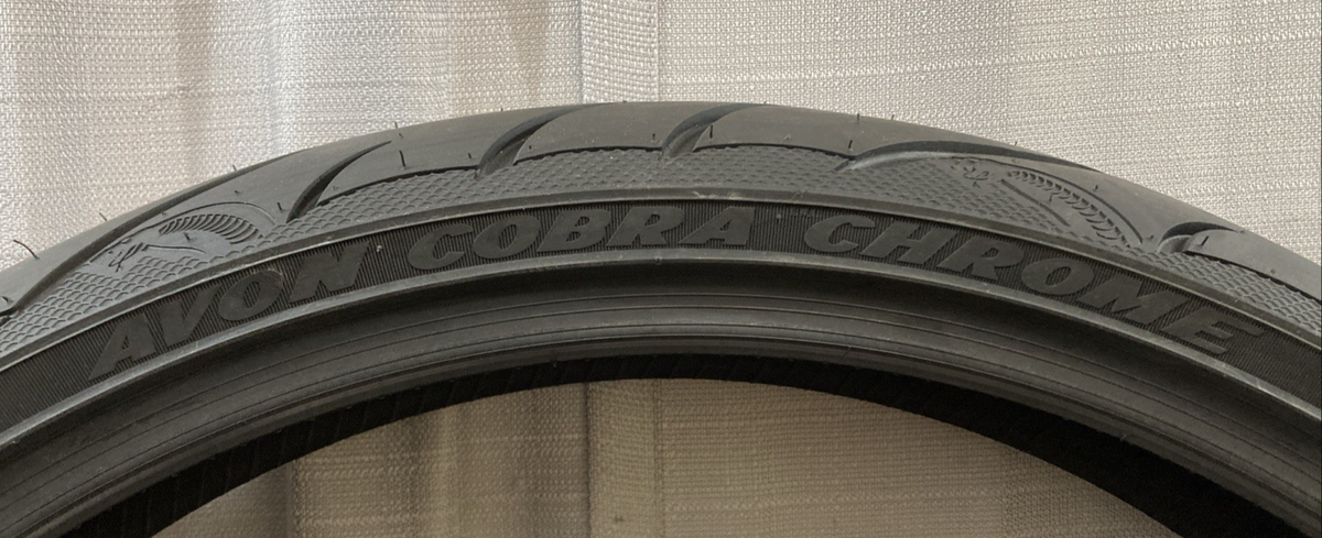 AVONコブラChrome130/60B21 新品タイヤ AVON COBRA CHROME FRONT 130/60-19 & 180/55-18 TIRE SET