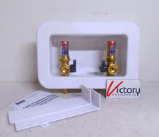 NIOB Oatey Centro II 1/2" Washing Machine Outlet Box w/ F1960 Hammer  Brass
