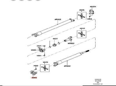 2C3Z4865BA Companion Flange Yoke 2005-07 Ford F250 F350 Super Duty Truck - Bild 1 von 1