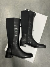 Nine West Vintage America Collection Womens Selenao Riding Boots Black Zip 6M