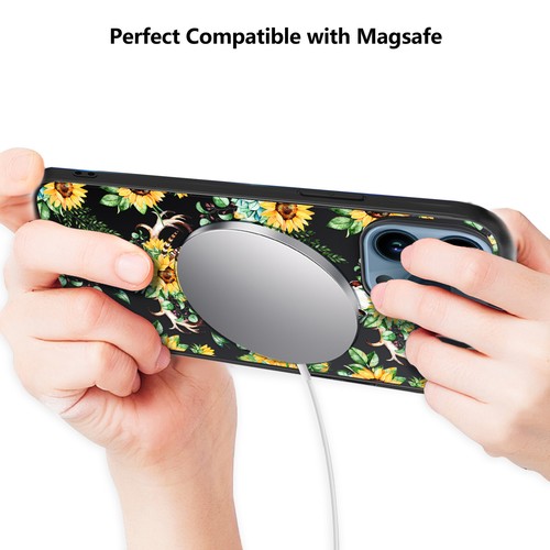 Coque téléphone silicone tournesol pour Apple iPhone 16 15 14 13 Pro Max 12 11 8 - Photo 47 sur 114