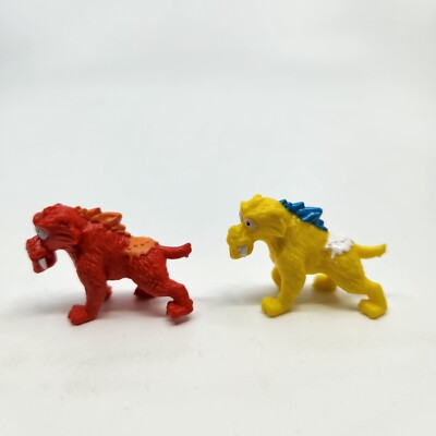 2 Zuru Smashers Dino Ice Age Surprise Chatter Tooth Tiger Mini Figure Sabertooth